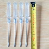 3-inch plastic handle transparent screwdriver, flat-head cross small screwdriver details Picture
